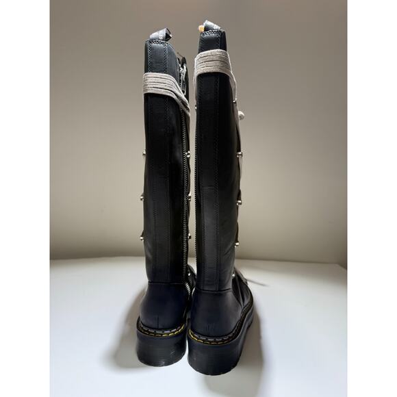 DR. MARTENS X RICK OWENS FW25 1B60 QUAD SOLE PENTALACE BOOT OILY NUBUCK COW main image 11